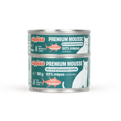 COMFY APPETIT PREMIUM MOUSSE STERILIZED TUŃCZYK 24X85G