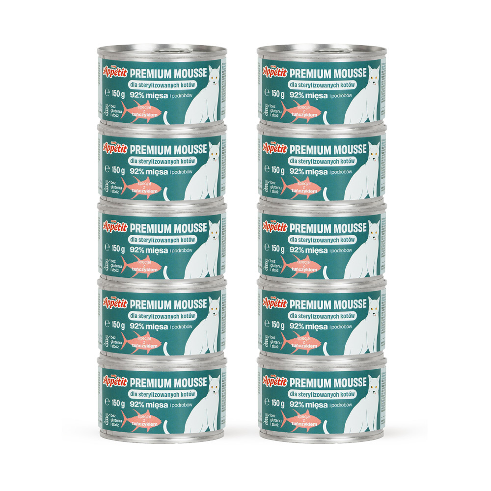 COMFY APPETIT PREMIUM MOUSSE STERILIZED TUŃCZYK 12X150G