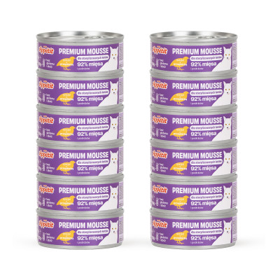 COMFY APPETIT PREMIUM MOUSSE STERILIZED PRZEPIÓRKA 12X85G