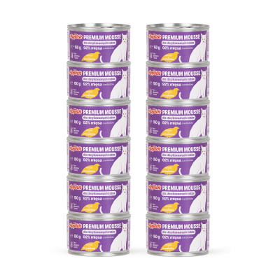 COMFY APPETIT PREMIUM MOUSSE STERILIZED PRZEPIÓRKA 12X150G