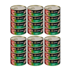 SAVORY PASZTET 4 MIĘSA DLA WYBREDNYCH PSÓW WSZYSTKICH RAS 24x100G