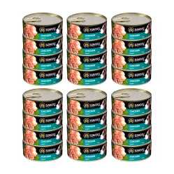 SAVORY PASZTET DLA SZCZENIĄT WSZYSTKICH RAS OD 3 MIESIĄCA ŻYCIA KURCZAK 24x100G