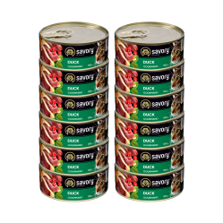 SAVORY PASZTET Z KACZKĄ DLA WYBREDNYCH KOTÓW 12x100G