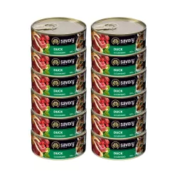SAVORY PASZTET Z KACZKĄ DLA WYBREDNYCH KOTÓW 12x100G