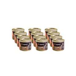 SAVORY PASZTET Z KURCZAKIEM DLA KOTÓW STERYLIZOWANYCH 12x200 G
