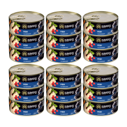 SAVORY PASZTET Z RYBĄ DLA WYBREDNYCH KOTÓW 18x100G
