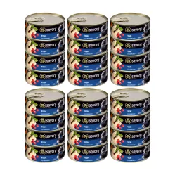 SAVORY PASZTET Z RYBĄ DLA WYBREDNYCH KOTÓW 24x100G