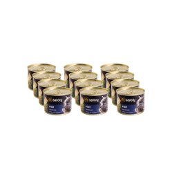 SAVORY PASZTET Z RYBĄ DLA WYBREDNYCH KOTÓW 12x200 G