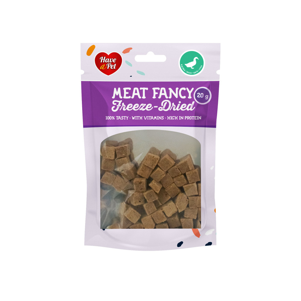 HAVE A PET FREEZE DRIED PIES KACZKA KOSTKI 20G HAVE A PET FREEZE DRIED PIES KACZKA KOSTKI 20G