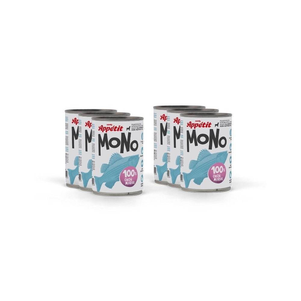 COMFY APPETIT MONO OKOŃ MORSKI 6 X 400G COMFY APPETIT MONO OKOŃ MORSKI 6 X 400G