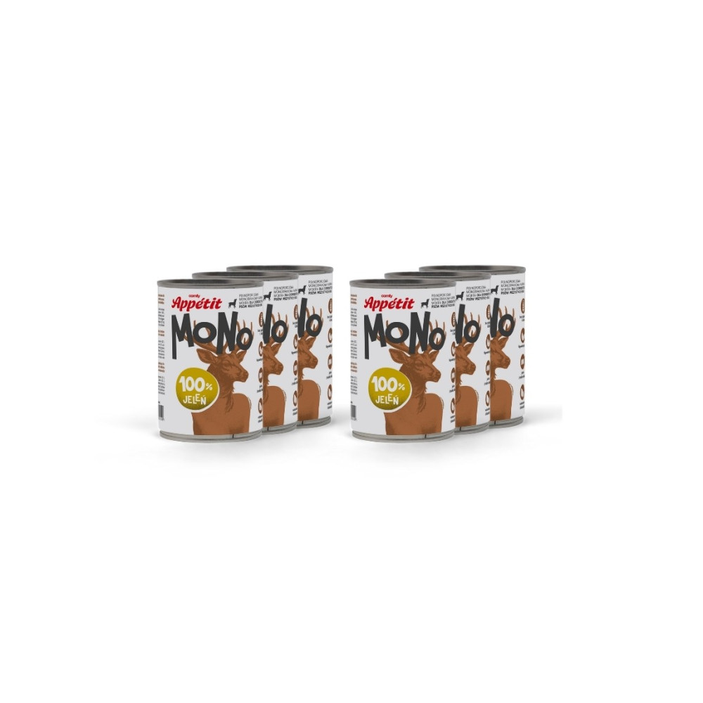COMFY APPETIT MONO JELEŃ 6 X 400G COMFY APPETIT MONO JELEŃ 6 X 400G