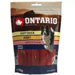 ONTARIO MIĘKKIE PASKI Z KACZKI PIES 70G.
