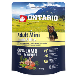 ONTARIO ADULT MINI LAMB & RICE PIES 2.25KG