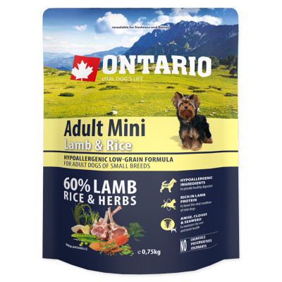 ONTARIO ADULT MINI LAMB & RICE PIES 2.25KG