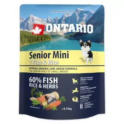 ONTARIO SENIOR MINI FISH & RICE 2.25KG.