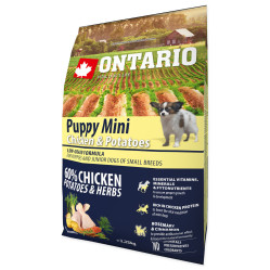 ONTARIO PUPPY MINI CHICKEN 2.25KG.