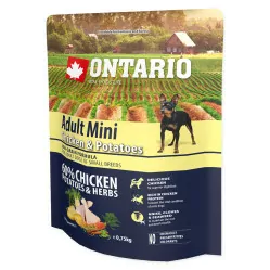 ONTARIO ADULT MINI CHICKEN HERBS 750G.
