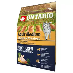 ONTARIO ADULT MEDIUM CHICKEN HERBS 2.25KG.