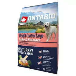 ONTARIO ADULT LARGE WEIGHT CONTROL TURKEY 2.25KG