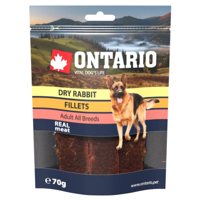 ONTARIO FILETY Z KRÓLIKA DLA PSA 70G.