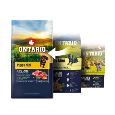 ONTARIO PUPPY MINI LAMB & RICE DLA SZCZENIĄT 750G.