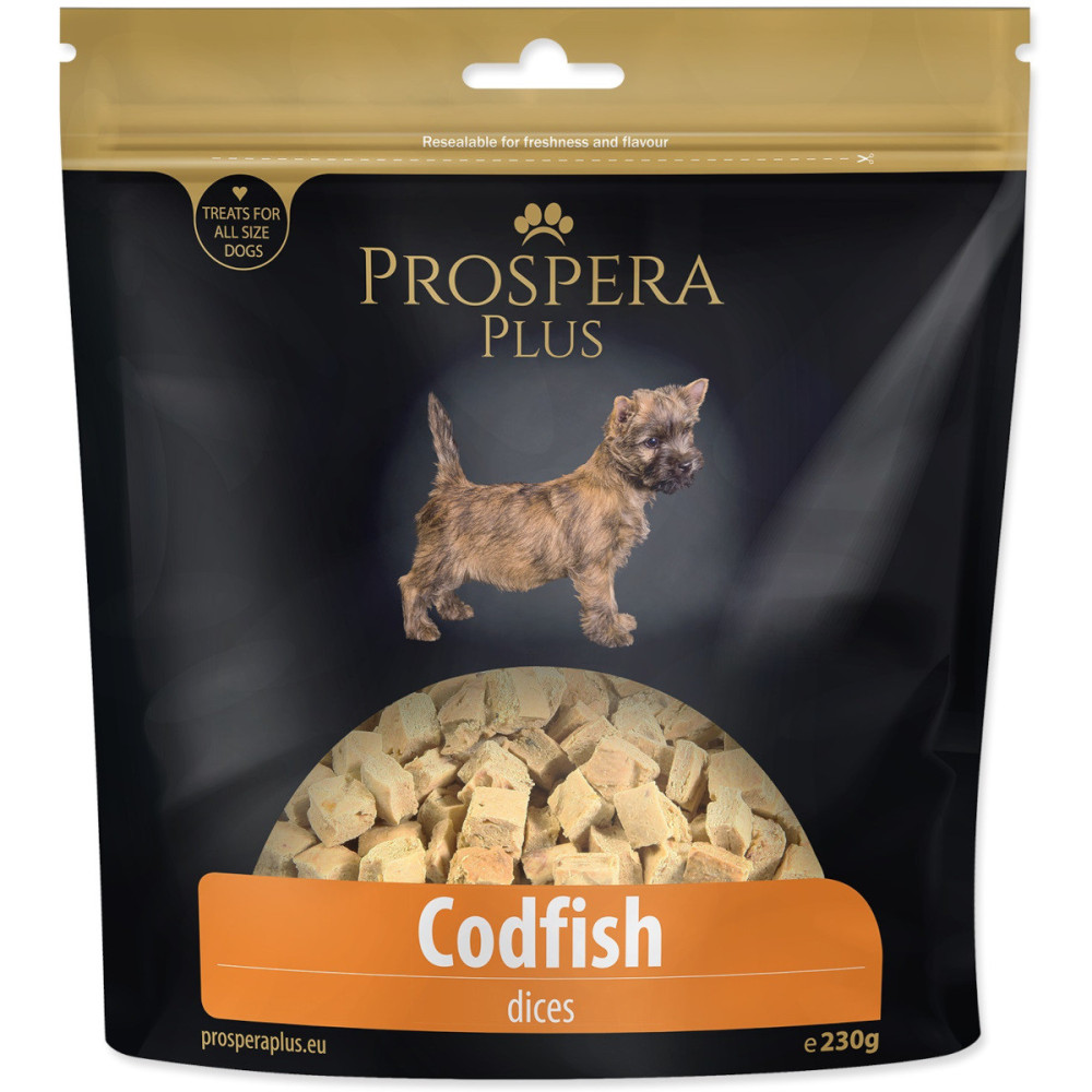 PROSPERA PLUS PRZYSMAK KWADRACIKI Z DORSZA 230G