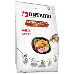 ONTARIO KARMA DLA STARSZEGO KOTA STERYLIZOWANEGO 2KG