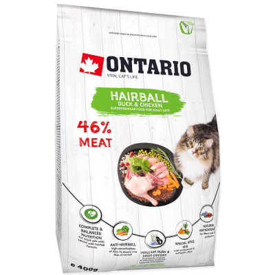 ONTARIO KARMA DLA KOTA Z FORMUŁĄ ODKŁACZAJĄCĄ 2KG