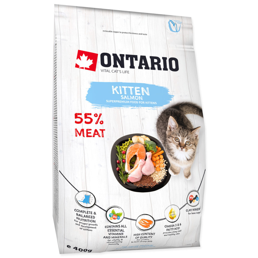 ONTARIO KITTEN SALMON 400G