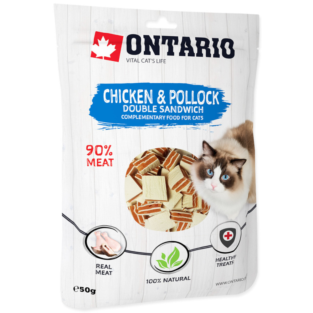 ONTARIO CAT KANAPKA Z KURCZAKIEM I MINTAJEM 50G