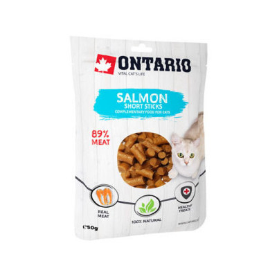 ONTARIO CAT MINI STICK ŁOSOŚ 50G