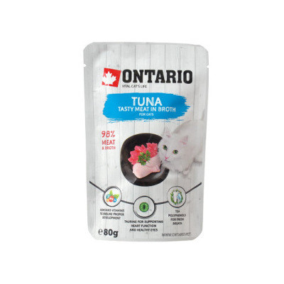ONTARIO CAT TUŃCZYK W ROSOLE 80G