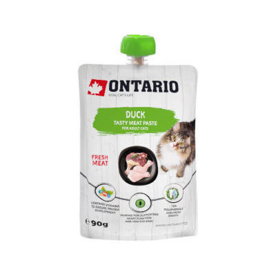 ONTARIO CAT DUCK TASTY MEAT PASTE 90G