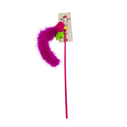 HAVE A PET ZABAWKA WILMA WĘDKA RYBA Z PIÓRKAMI 46CM