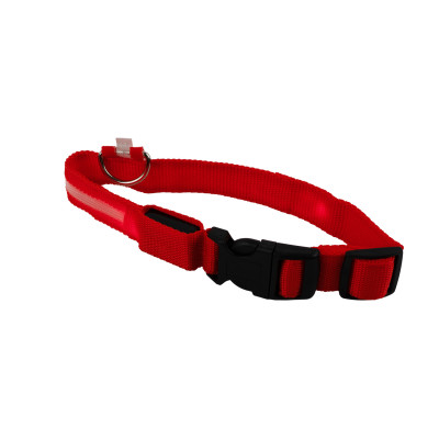HAVE A PET OBROŻA LIGHT LED CZERWONA M