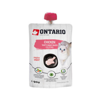 ONTARIO KITTEN CHICKEN TASTY MEAT PASTE 90G