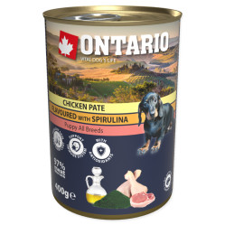 ONTARIO PATE PUPPY KURCZAK I SPIRULINA 400G