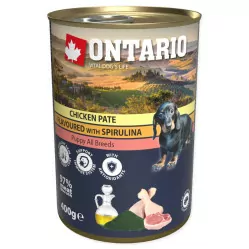 ONTARIO PATE PUPPY KURCZAK I SPIRULINA 400G