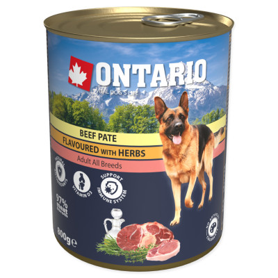 ONTARIO PATE WOŁOWINA W ZIOŁACH 800G