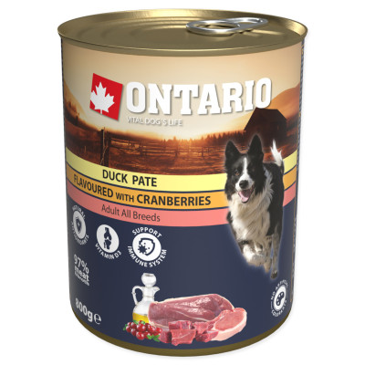 ONTARIO PATE KACZKA Z ŻURAWINĄ 800G