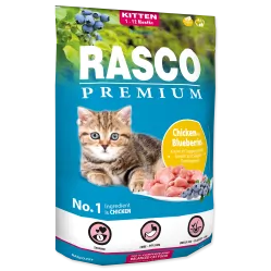 RASCO PREMIUM KITTEN KURCZAK Z BORÓWKAMI 400G