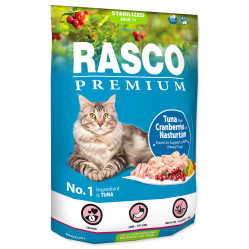 RASCO PREMIUM CAT STERILISED TUŃCZYK Z ŻURAWINĄ 400G