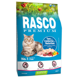 RASCO PREMIUM CAT STERILISED TUŃCZYK Z ŻURAWINĄ 2KG