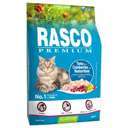 RASCO PREMIUM CAT STERILISED TUŃCZYK Z ŻURAWINĄ 2KG