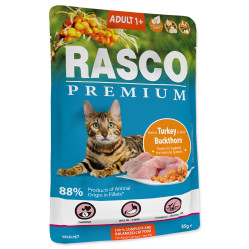 RASCO PREMIUM CAT INDYK Z ROKITNIKIEM W SOSIE 85G