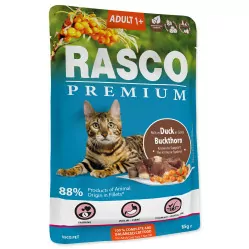RASCO PREMIUM CAT KACZKA Z ROKITNIKIEM W SOSIE 85G