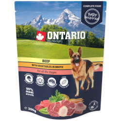 ONTARIO DOG WOŁOWINA Z WARZYWAMI 300G