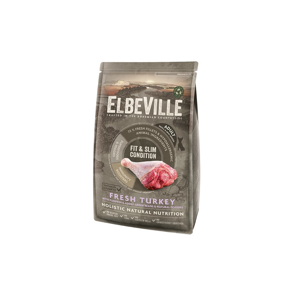ELBEVILLE ADULT FIT&SLIM MINI FRESH TURKEY 1,4KG