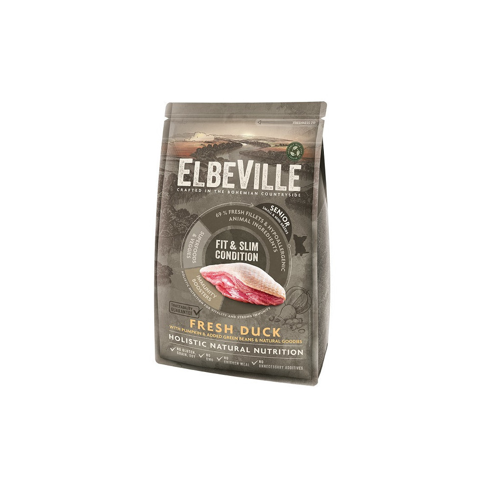 ELBEVILLE SENIOR FIT&SLIM MINI FRESH DUCK 1,4KG