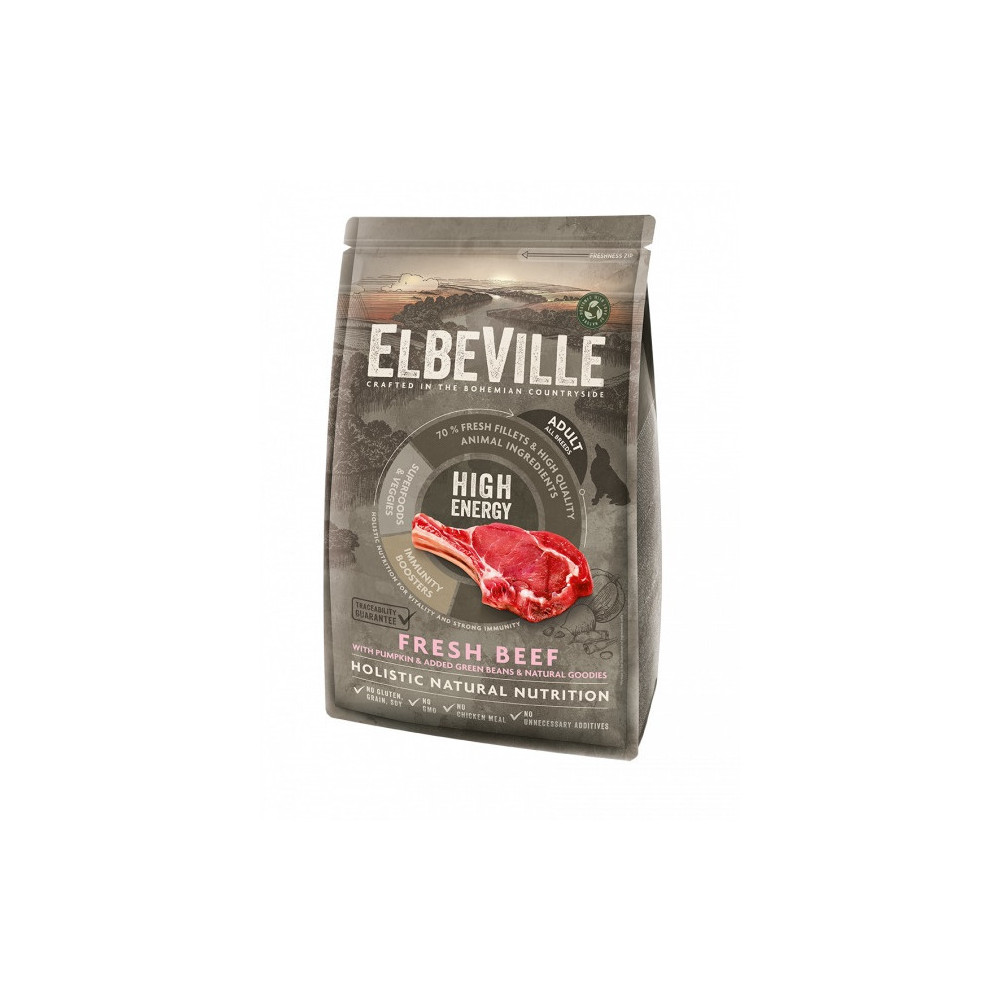 ELBEVILLE ADULT HIGH ENERGY FRESH BEEF 1,4KG